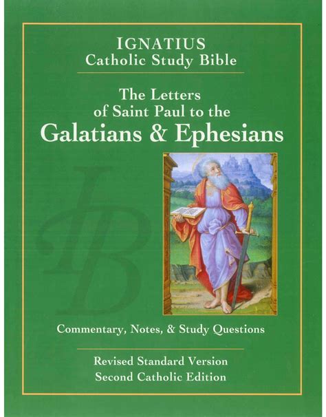 RSV Ignatius Catholic Study Bible-Galatians & Ephesians - Reilly's