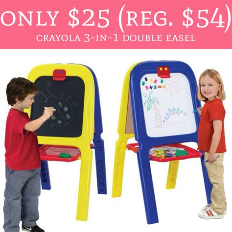 WOW Only Regular Crayola In Double Sided Easel Deal Hunting Babe