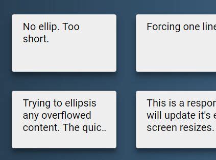 Truncating Text By Number Of Lines JQuery Ellipsis Free JQuery Plugins