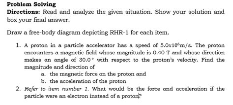 Answered Problem Solving Directions Read And Bartleby