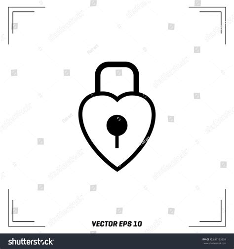 Lock Icons Simple Silhouette Lock Door Stock Vector (Royalty Free ...