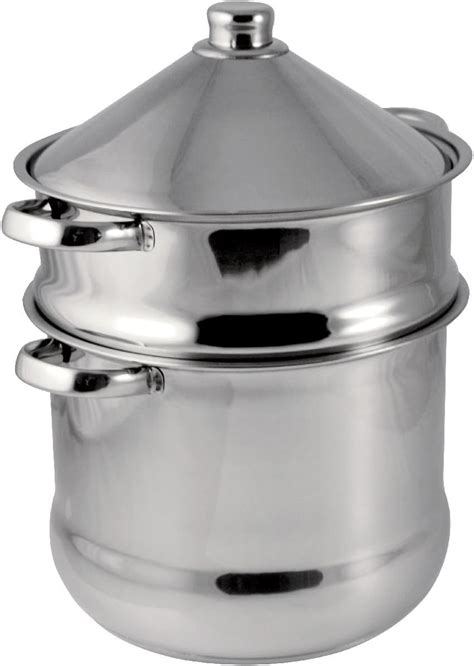 Baumalu 340971 Couscoussier Tajine 14 L Inox Argenté Amazon fr