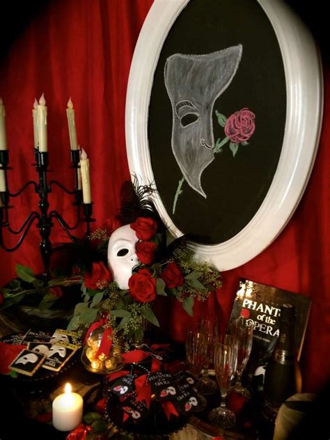 Phantom Of The Opera Cocktail Party Ideas Photo 1 Of 13 Masquerade Party Decorations