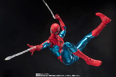 S H Figuarts Spider Man New Red Blue Suit Spider Man No Way Home