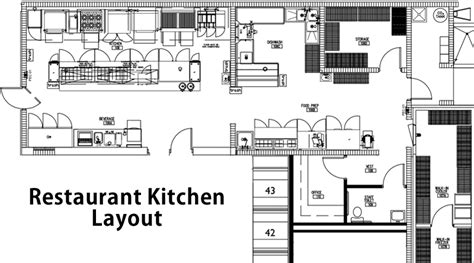 commercial restaurant floor plans commercial kitchen design