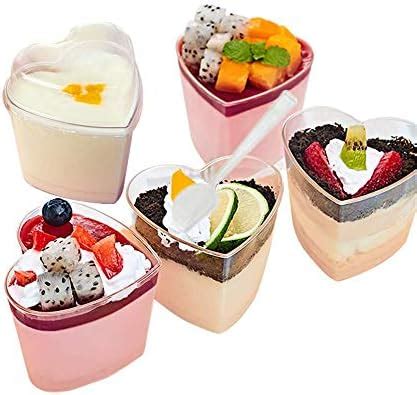 Amazon Xigui Oz Mini Dessert Cups Clear Tasting Sample Shot