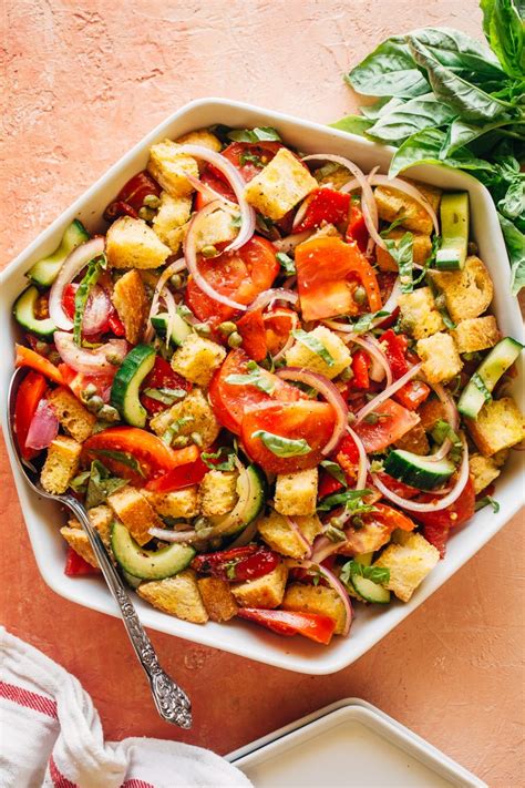 Panzanella Salad Recipe Bread Salad Kitchen Konfidence