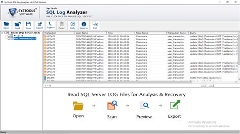 Sql Transaction Log Recovery Restore Data From Sql Log File