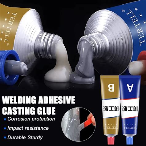 Strong Metal Repair Glue Heat Resistance Ab Glue Sealant Strength Iron Cold Welding Industrial