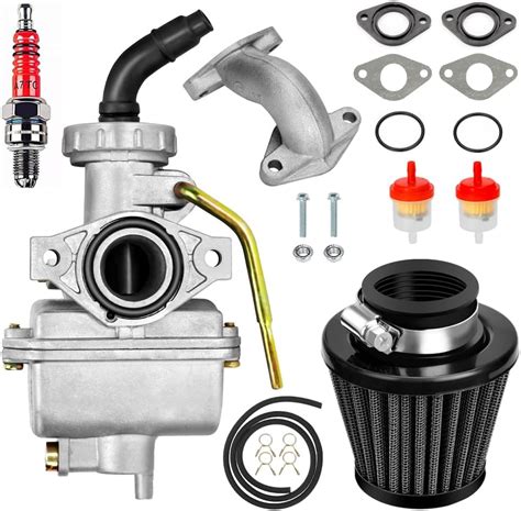 Amazon FVRITO PZ20 Carburetor Carb With Air Filter Intake Manifold