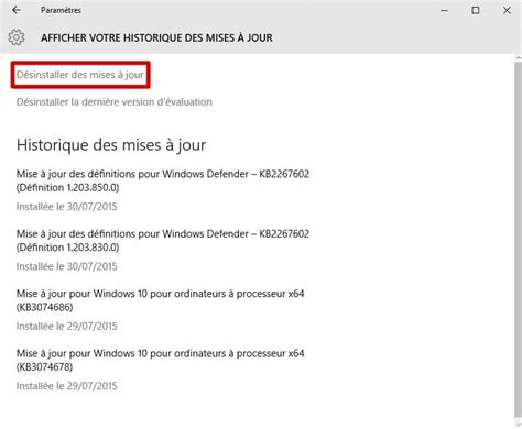 [tuto] Windows 10 Désinstaller Et Bloquer Les Mises à Jour Et