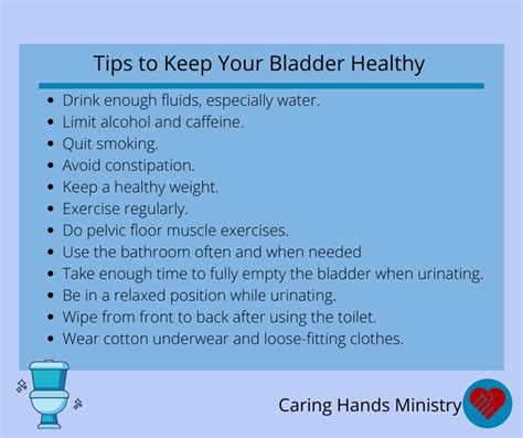 Tips To Keep Your Bladder Healthy — Rmcaringhands