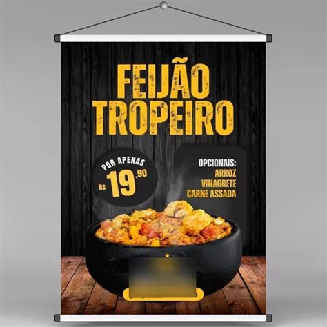 Banner Personalizado Faixa Lona 80cm X 120cm Parcelamento Sem Juros