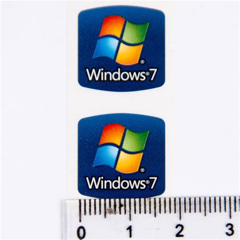 Naklejka Sticker Windows 7 17x17 Mm ABCDEAL PL