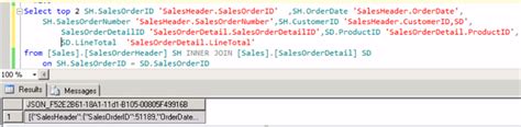 Advanced Techniques To Transform Relational Data To Json In Sql Server 2016