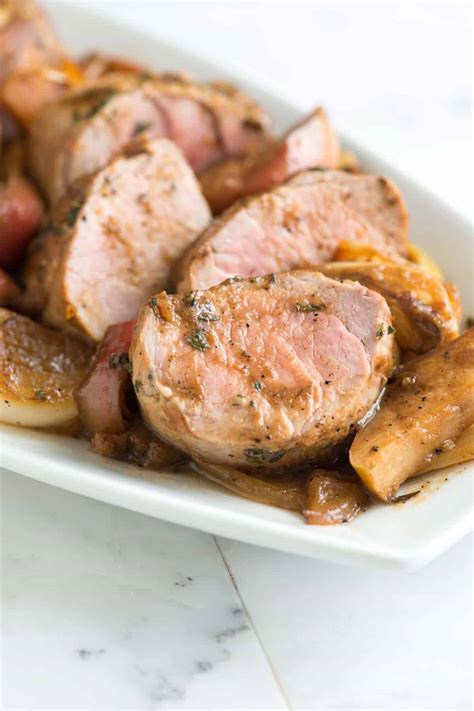 Perfect Pork Tenderloin With Apples Recipe