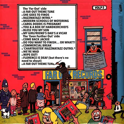 Toy Dolls A Far Out Disc Vinyl LP 1985 EU HHV