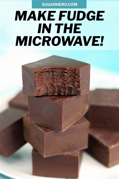 Easy Microwave Fudge - SugarHero