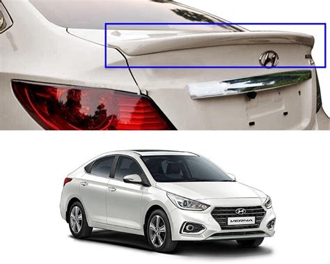 Autopearl O E Type Car Spoiler For Verna Amazon In Car Motorbike