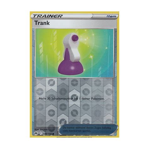 Trank 139 159 REVERSE HOLO Zenit der Könige Pokemon Karte kaufen