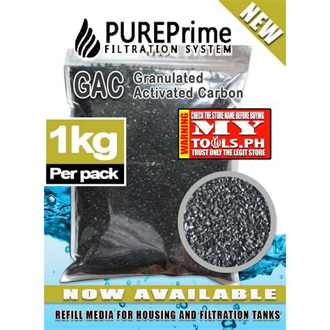 Pure Prime GAC Granulated Activated Carbon 1kg Lazada PH