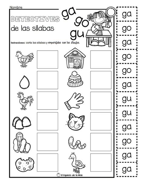 SUPER CUADERNO EL DETECTIVE DE LAS SÍLABAS Imagenes Educativas