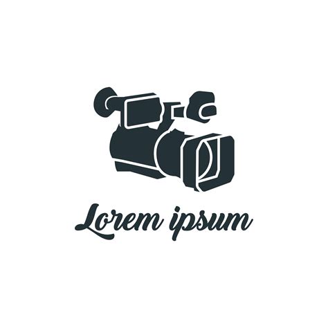 Film Camera Logo Design 23986438 Vector Art at Vecteezy