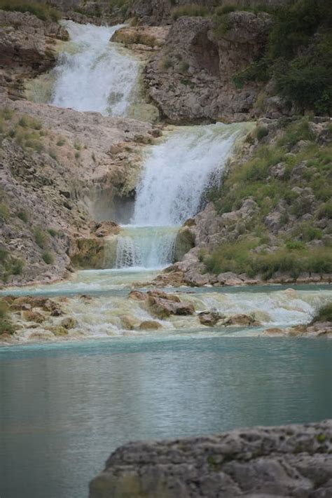 Waterfalls on Rocky Mountain · Free Stock Photo