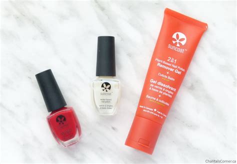 Suncoat Water-based Nail Polish in Poppy Red - Swatches and Review