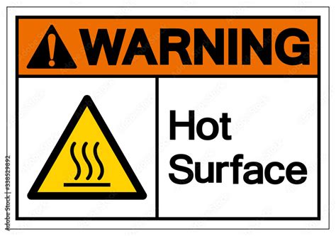 Hot Surface Warning Sign Edu Svet Gob Gt