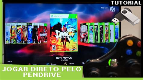 Como Rodar Jogos No Xbox 360 Direto Pelo Pendrive Ou HD Externo YouTube