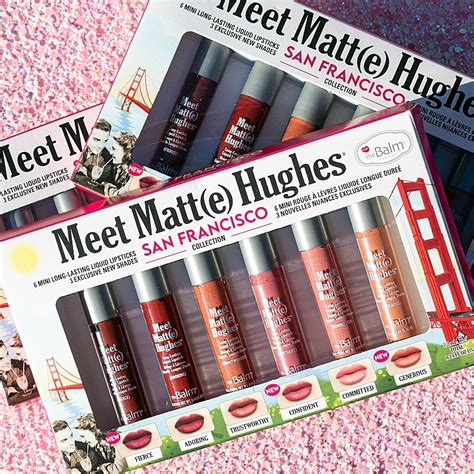 Thebalm Meet Matt E Hughes Mini Kit San Francisco Set Labial Mate