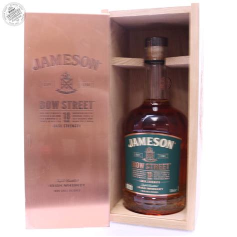 Irish Whiskey Auctions Jameson 18 Year Old Cask Strength Bow Street