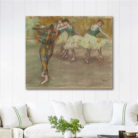 Harlequin Dance By Edgar Degas As An Art Print Canvastar