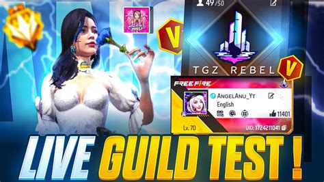 500rs Challenges 1 Vs 2 Guild Trails In Free Fire Telugu Live Angel