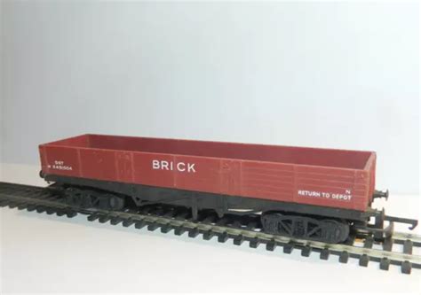 Tri Ang Oo Gauge R Long Wheelbase Bogie Brick Wagon Picclick Uk