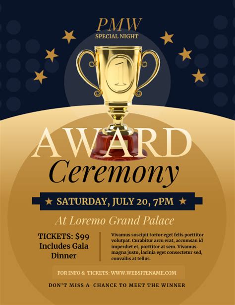 Award Ceremony Program Template Free