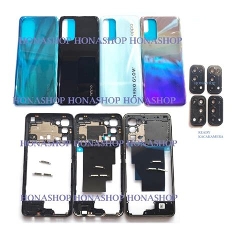 Jual Back Casing Housing Backdoor Tulang Bezel Oppo Reno 5 4G CPH2159