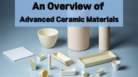 An Overview of Advanced Ceramic Materials