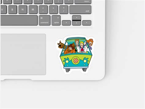 Scooby Doo Mystery Machine Sticker Etsy