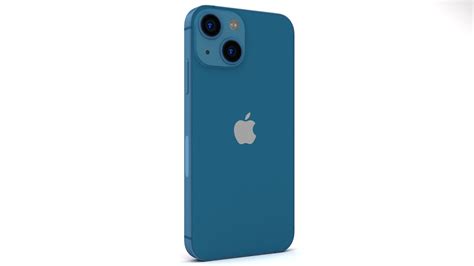 3d Apple Iphone 13 Mini Blue Model Turbosquid 1805403