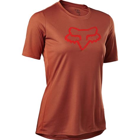 Fox Donna Maglia MTB Manica Corta Ranger Foxhead Red Clay Maciag