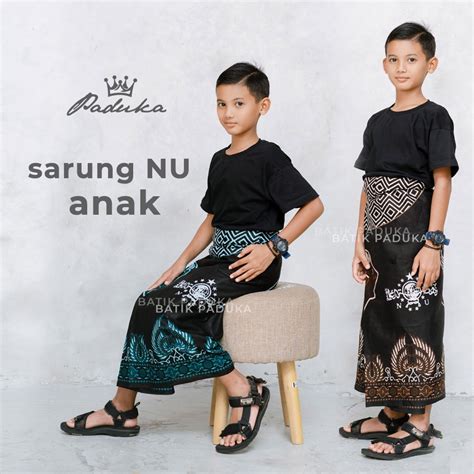 Jual Batik Paduka Sarung Anak Nu Nahdlatul Ulama Series Shopee