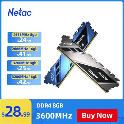 Netac Ram Memory Ddr Gb Gb