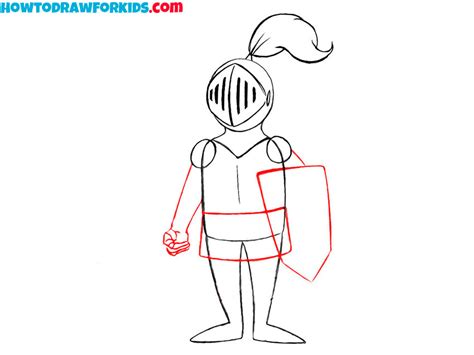 How To Draw A Knight For Kids Very Simple Drawing Tutorial