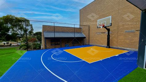 Interlocking Sports Backyard Basketball Court Flooring Tiles Pp Mat ...