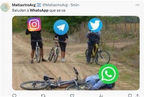 Los desopilantes memes por la caída mundial de WhatsApp MDZ Online