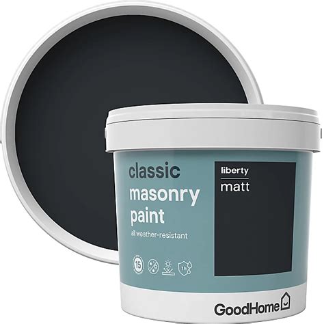 Goodhome Classic Liberty Smooth Matt Masonry Paint 5l Tin