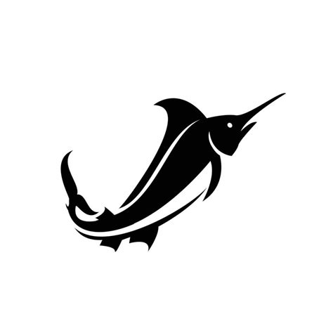 Marlin Fish Silhouette Logo Icon Design Vector Art At Vecteezy