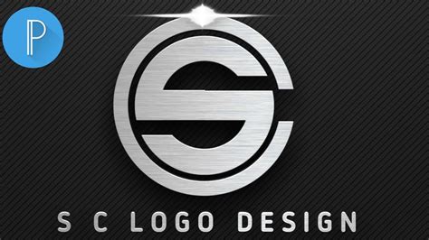 S C Professional 3D Logo Design Pixellab Tutorial 2020 How To